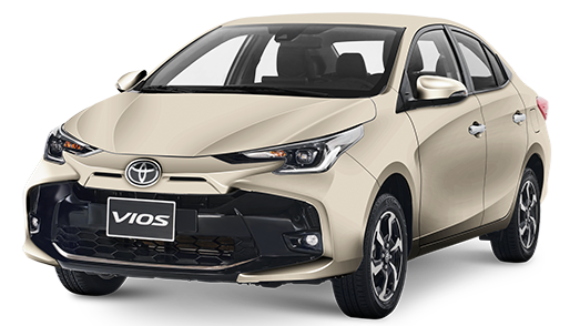 toyota vios nâu vàng